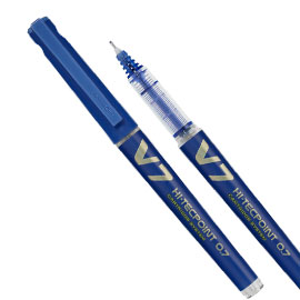 Roller hi-tecpoint v7 ricaricabile blu begreen pilot