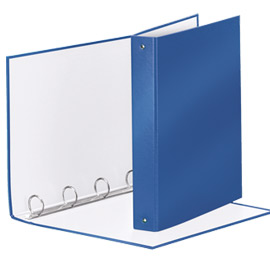 Raccoglitore meeting 30 a4 4r in ppl blu metal esselte