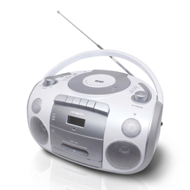 Radioregistratore cd/mp3 presa usb bianco/silver cdmp-328uc irradio