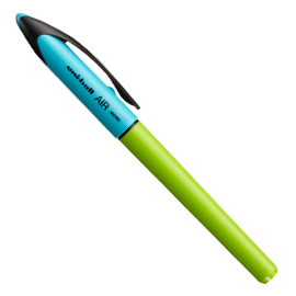 Roller uni-ball air micro punta micro nero fusto verde uni mitsubishi