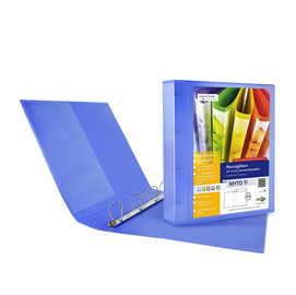 Raccoglitore myto ti 30 a4 4d 22x30cm blu personalizzabile sei rota