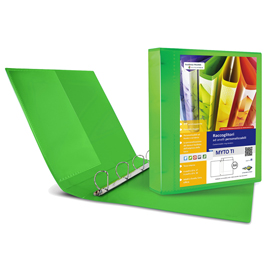 Raccoglitore myto ti 17 a4 4d 22x30cm verde personalizzabile sei rota