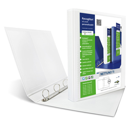 Raccoglitore personalizzabile nettuno ti 30 4d a4 22x30cm bianco sei rota