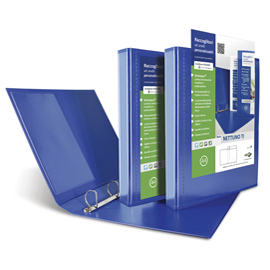 Raccoglitore personalizzabile nettuno ti 30 4d a4 22x30cm blu sei rota