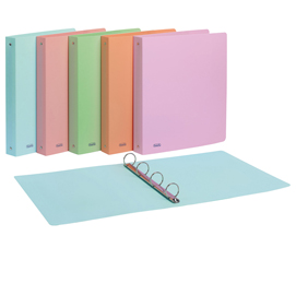 Raccoglitore ppl pstel azzurro 22x30mm 4r dorso 30 favorit