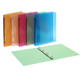 Raccoglitore lumina 22x30 4 anelli tondi d15 pp blu favorit