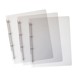 Raccoglitore lumina 22x30 4 anelli tondi d15 pp trasparente favorit