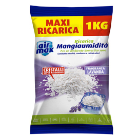 Ricarica sali assorbiumidita' air max da 1kg lavanda
