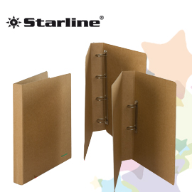 Raccoglitore 22x32cm 2 anelli d.30 luna fsc cartone eco starline