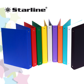 Raccoglitore 4r 30mm 22x30 rivestito in ppl viola kingcolor starline