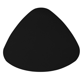 Sottopiatto sagomato talk 43xh35cm nero stilcasa