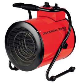 Stufa industriale industrial3000 - 3000 w - 37 x 32 x 32 cm - nero/rosso - cfg