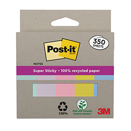 Segnapagina post-it index mini - 683-5pastel0 -  11,9 x 43,2 mm - 5 colori pastello - post-it - conf. 100 pezzi
