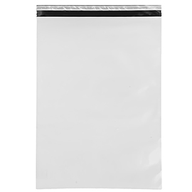 Sacchetto - per corrieri - 55 x 77 x 5 cm - pe - bianco - conf. 50 pezzi