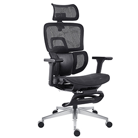 Seduta ergonomica - con braccioli regolabili - nero - unisit