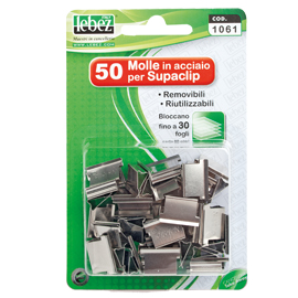 Scatola 50 molle ricambio supaclip art.1061
