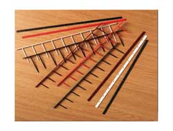 Scatola 100 pettini surebind 25mm 10 denti nero