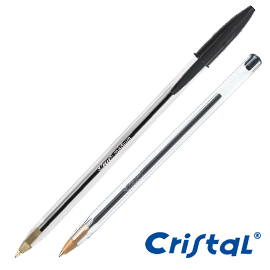 Scatola 50 penna sfera cristal® medio 1,0mm nero bic®