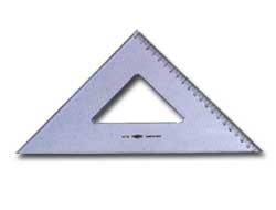 Squadra uni arda 45° 30 cm