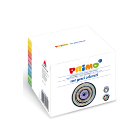 Scatola 100 gessetti tondi colorati cmp