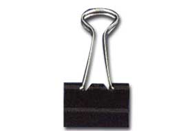 Scatola 12 double clips 19mm art.510/4