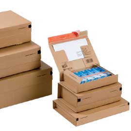 Scatola spedizione a3+ 460x310x160mm avana
