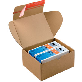 Scatole spedizione modulbox 30,5x21x9,1cm avana