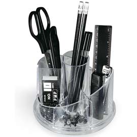 Set portatutto in plexiglass girevole c/accessori art.5475
