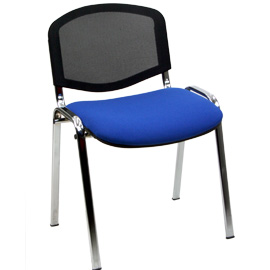 Sedia attesa dado d5cn blu senza braccioli