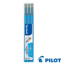 Set 3 refill sfera frixionpoint 0.5mm azzurro pilot