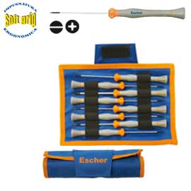 Set 8 giraviti assortiti per elettronica escher