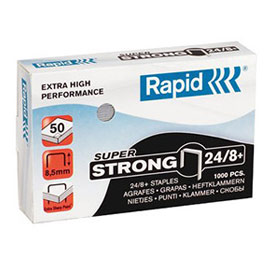 Scatola 1000 punti rapid 24/8+ super strong