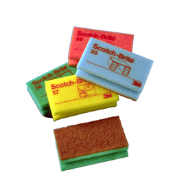 Spugna accoppiata giallo - per bagno - scotch brite®57