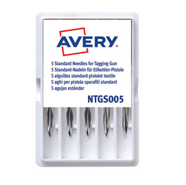 Scatola 5 aghi standard per sparafili avery