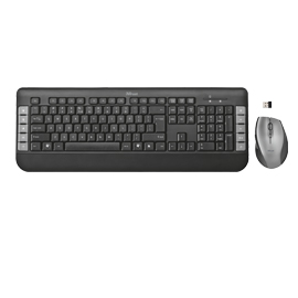 Set tecla tastiera + mouse wireless trust