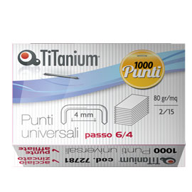 Scatola 1000 punti universali titanium 6/4