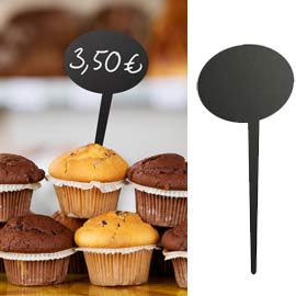 Set 5 silhouette tags 'fumetto' securit