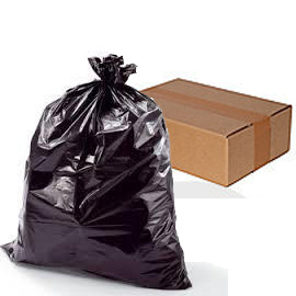 Scatola da 10kg di sacchi immondizia 50µ 70x110 120lt nero