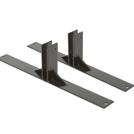 Set 2 piedi in metallo nero per lavagne multiboard securit