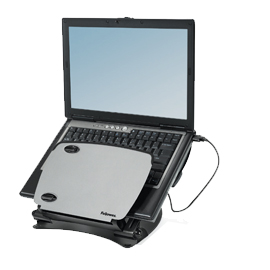 Supporto notebook con hub usb e leggio