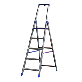 Scala alluminio professionale 5 gradini climb evolution