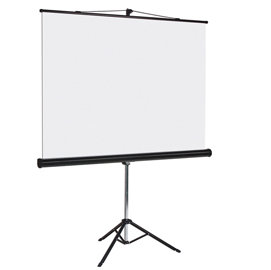 Schermo per proiezione con treppiede 150x150cm bi-office