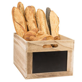 Scatola porta menu' con lavagna 21x33x24,2cm securit