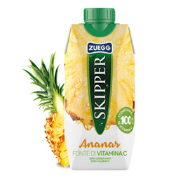 Succo skipper gusto ananas brick 330ml zuegg