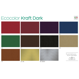 Scatola 100fg carta regalo kraft dark 70x100cm sadoch
