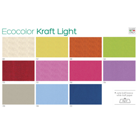Scatola 100fg carta regalo kraft light 70x100cm sadoch