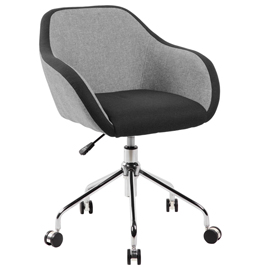 Seduta visitatore columbus grigio