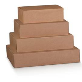 Scatola box per asporto linea boite - 40x32x12 cm - avana - scotton