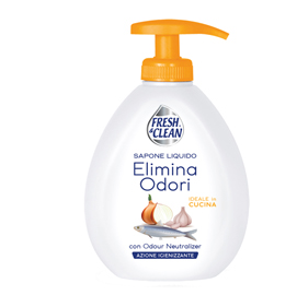 Sapone gel - liquido - elimina odori - 300 ml - freshclean