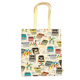 Shopper con manici - fantasia olivetti - 35 x 40 x 8 cm - carta lavabile 100 gr - kartos